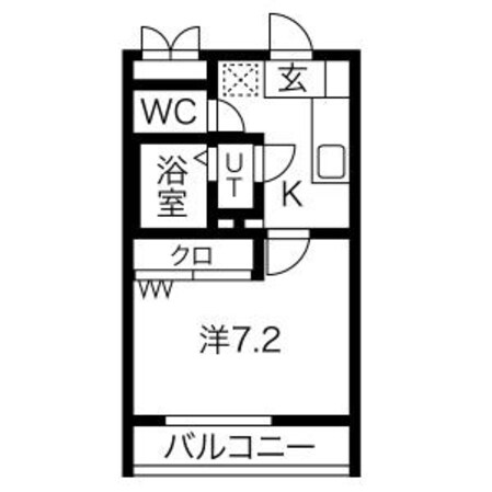 平安通駅 徒歩2分 5階の物件間取画像